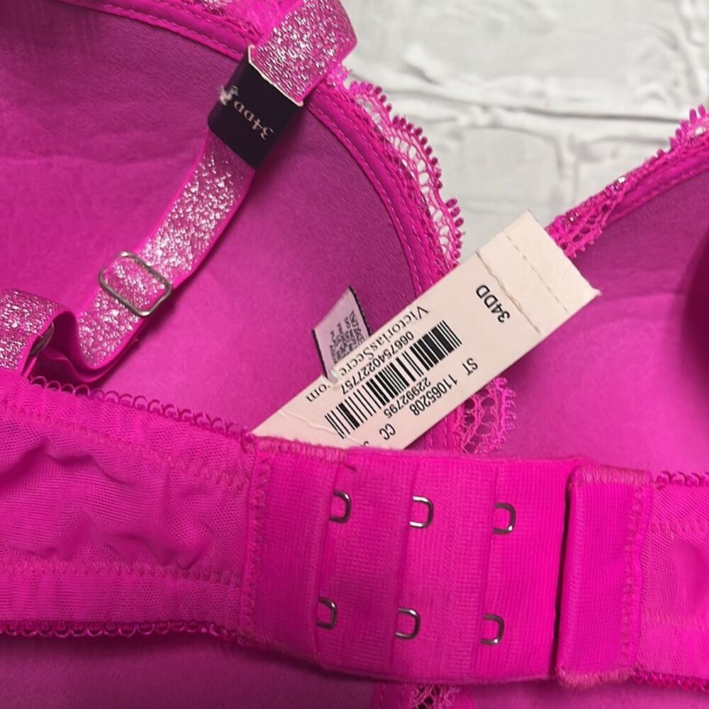 NWT Victoria’s Secret Dream Angels Padded Demi Bra Underwear Bundle 34DD S - Picture 4 of 4